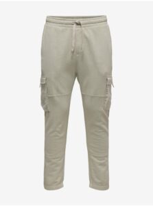 Beige Sweatpants ONLY & SONS