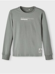 Grey Long Sleeve T-Shirt name it