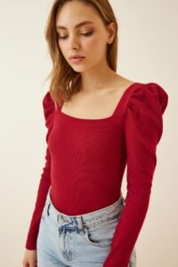 Happiness İstanbul Blouse - Burgundy
