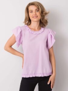 Light purple blouse with