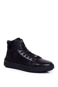 Mens Sneakers Goe Leather Black