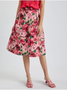 Orsay Pink Ladies Floral Skirt