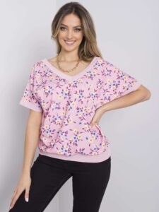 Pink blouse with