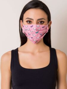 Protective mask from pink