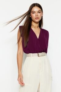 Trendyol Bodysuit - Purple -