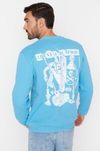 Trendyol Sweatshirt - Blue -
