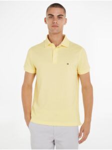 Yellow Mens Polo T-Shirt Tommy