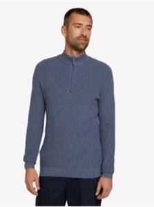 Blue Mens Light Sweater Tom Tailor