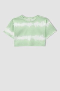 DEFACTO Girl's Tie-Dye Patterned Relax Fit