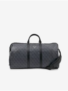 Grey Men's Patterned Travel Bag Guess Vezzola