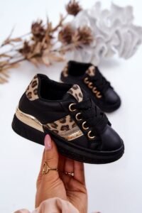Leather Sports Shoes Leopard