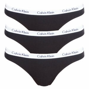 3PACK Womens Thongs Calvin Klein