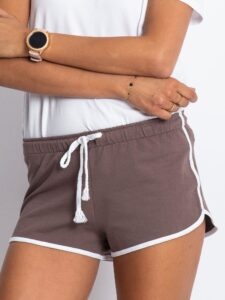 Brown Shorts by