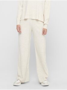 Cream Wide Trousers ONLY Tessa