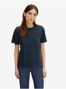 Dark Blue Women's Basic T-Shirt Tom