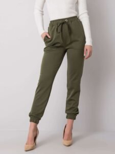 Khaki trousers with