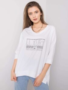 Lady's white blouse with