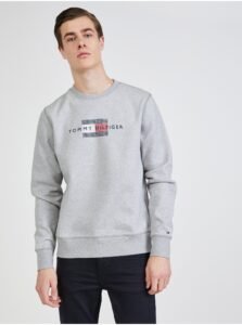 Light gray men's sweatshirt Tommy Hilfiger