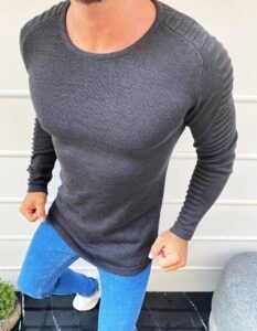 Men's sweater anthracite