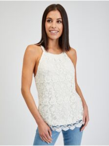 Orsay White Ladies Lace Top