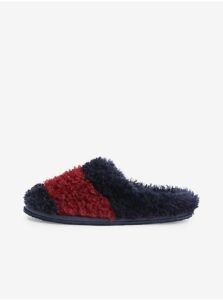 Red-blue women's home slippers Tommy