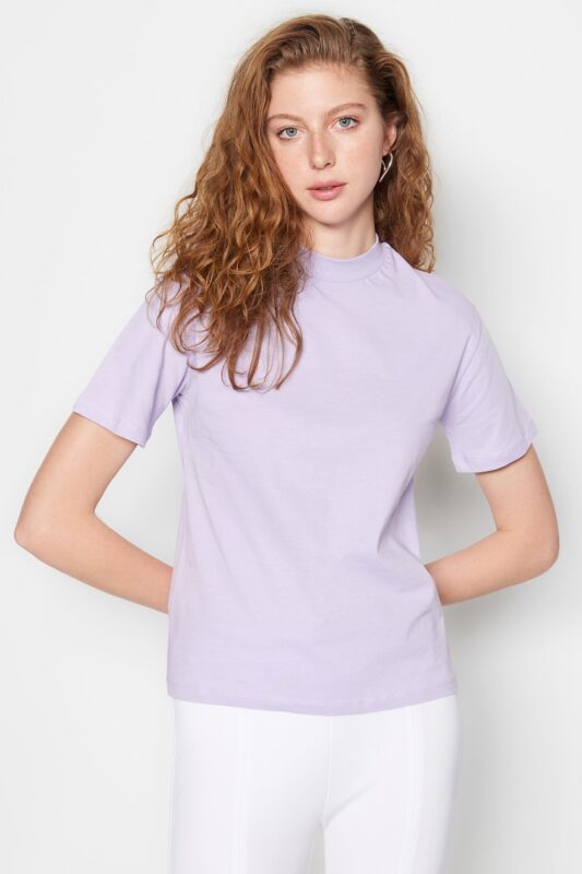 Trendyol T-Shirt - Purple -
