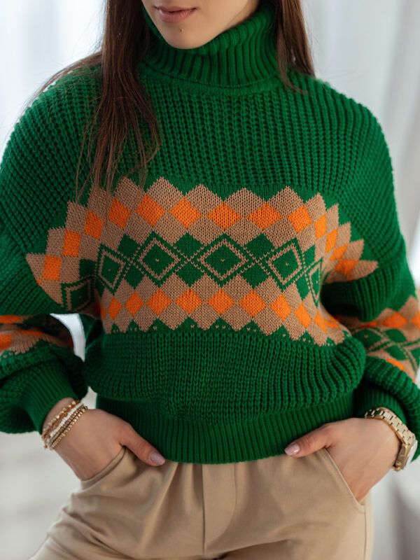 Women's sweater LALONI green