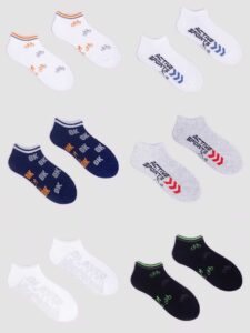 Yoclub Kids's Boys' Ankle Cotton Socks