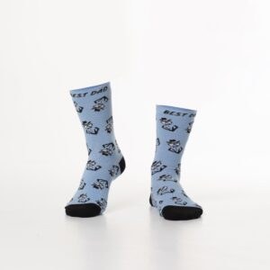 Blue women's socks with
