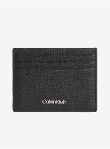 Calvin Klein Black Leather Credit Card