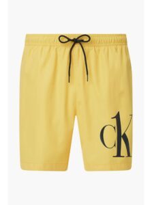 Calvin Klein Yellow Mens Swimwear Medium