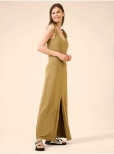 Khaki maxi dresses for hangers with