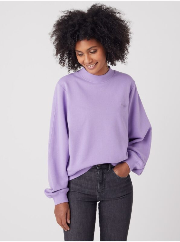 Light Purple Women's Basic Sweatshirt with Balloon