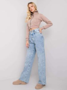 Light blue straight jeans by