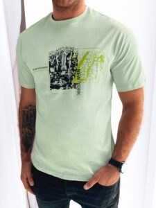 Men's T-shirt with mint