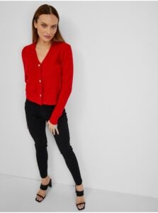 Orsay Red Ladies Cardigan with