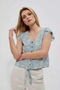 Patterned shirt blouse