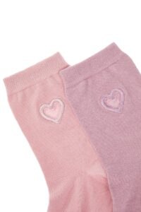 Trendyol Powder Heart Embroidered 2-Pack