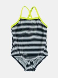 White-Blue Girls Striped One Piece Swimwear name