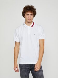 White Men's Polo T-Shirt Tommy Hilfiger