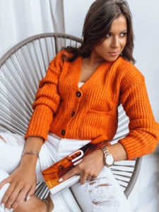 Women's sweater SISTERS orange