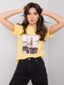 Yellow T-shirt with