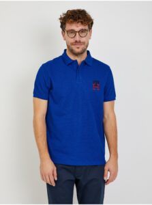 Dark blue mens polo shirt Tommy