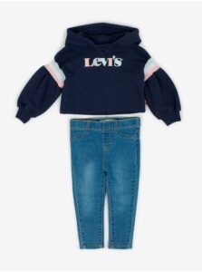 Levi's Blue Girls' Jeans and Hoodie