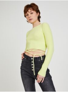 Neon Green Short Sweater TALLY