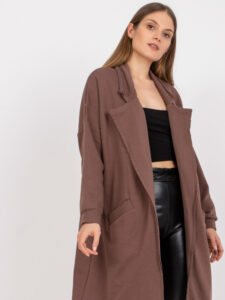 One-size brown long-sleeved