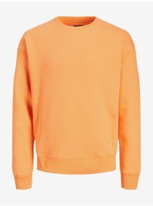 Orange Mens Basic Sweatshirt Jack &
