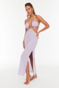Trendyol Lilac Cut-Out Detailed