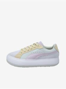 Yellow-Gray Women's Sneakers with Suede Details Puma
