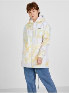Yellow-white Women's Patterned Double-Sided Lightweight Jacket with